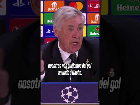 LA JUGADA DEL FINAL ES MUY CLARA: Ancelotti sobre la POLÉMICA ante el Bayern Munich | #Shorts