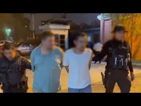PNC capturó a dos presuntos asaltantes en zona 4 de Mixco