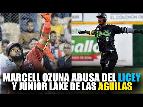 MARCEL OZUNA Castiga Al Licey Y JUNIOR LAKE Abusa De Las Aguilas