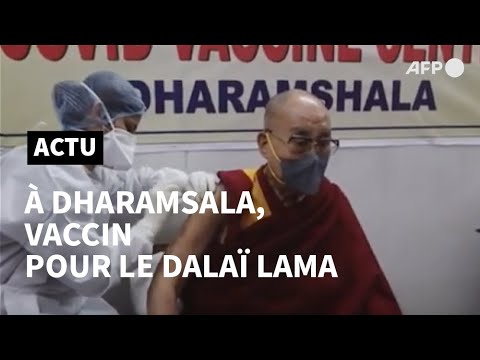 Vaccin: le Dalaï-Lama a reçu sa première dose contre le Covid-19 | AFP