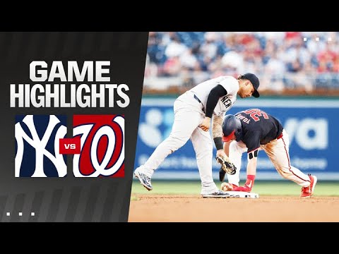 Yankees vs. Nationals Game Highlights (8/28/24) | MLB Highlights