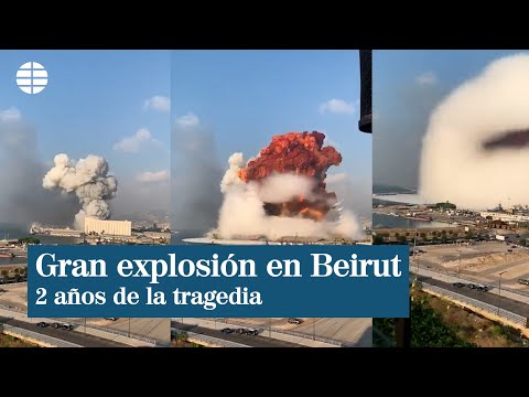 La descomunal explosión en Beirut y los imponentes escombros que el Gobierno quiere derribar