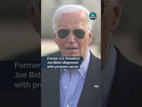 Former U.S. President Joe Biden diagnosed with prostate cancer #itvnews #usa