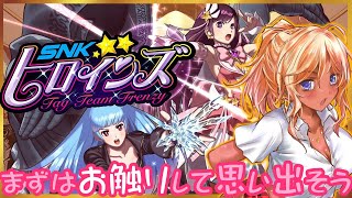 【突発枠】セール中だしお触りして思い出そう♥【SNKヒロインズ／Steam】
