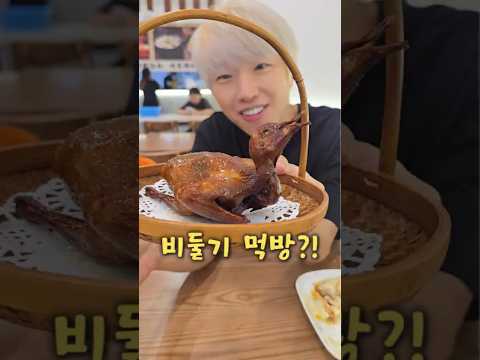 비둘기 먹방?! 이거 먹어보신 분 있나요? ㅋㅋㅋ