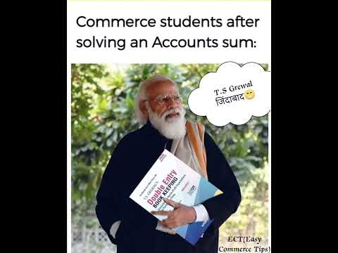 Commerce Students Attitude level, After solving T.S Grewal 😂| #commerce #accounts #partnership