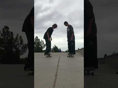 Synced heel flip/kick flip @JussglassinTheGreat #skate #skateboarding #sk8 #blowup