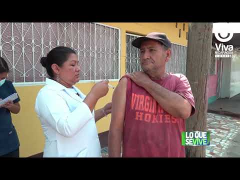 Familias de Ciudad Sandino continúan protegiéndose aplicándose las vacunas