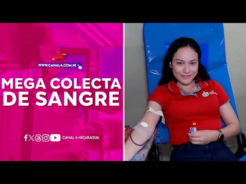 MINSA desarrolla mega colecta de sangre en la ciudad de Estelí