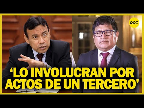 Félix Chero sobre Jorge López: “No pueden involucrar al ministro por actos de un tercero”