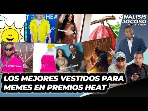 ANALISIS JOCOSO - LOS MEJORES VESTIDOS PARA MEMES EN PREMIOS HEAT