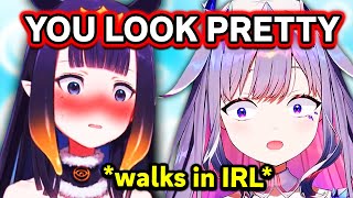 Biboo surprises Ina on-stream but her IRL beauty stunned her...