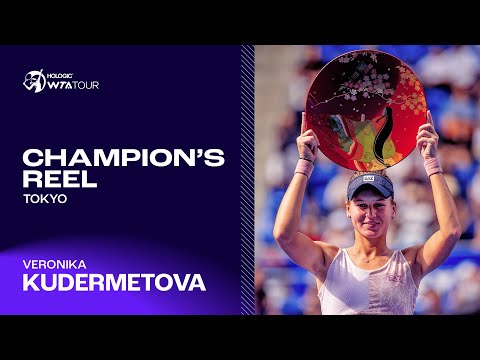 BEST POINTS by Champion Veronika Kudermetova in Tokyo 🏆