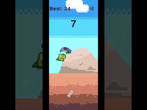 Dino Dash Run, A tiny dino running for survival