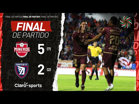 Mineros (5-2) Tepatitlán | Resumen Final | Expansión MX | Apertura 2023 | 4tos de final (Vuelta)