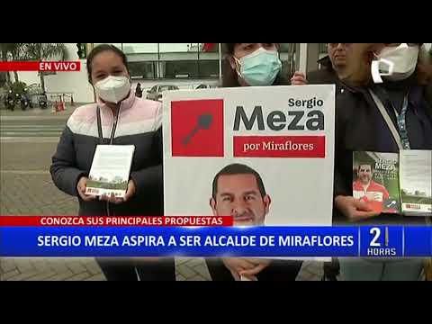 Sergio Meza: Vamos a incrementar a 1200 el número de serenos en Miraflores