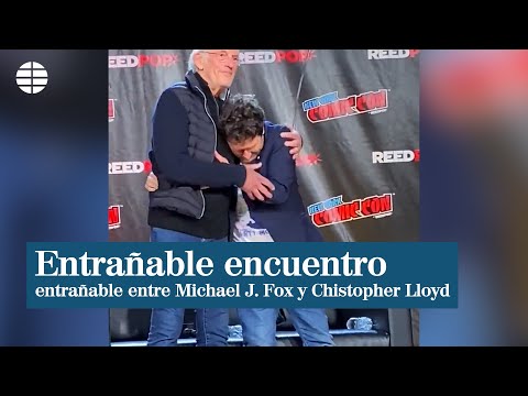 Emotivo reencuentro entre Michael J  Fox y Christopher Lloyd por el aniversario de Regreso al futuro