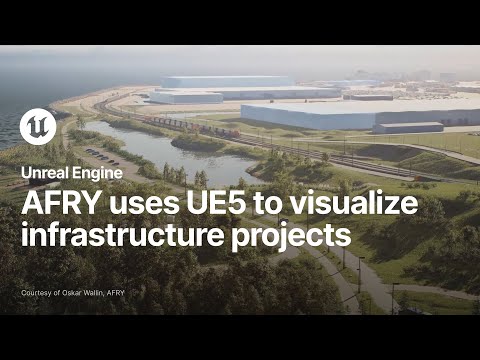 AFRY uses UE5 to visualize heavy datasets for large infrastructure projects