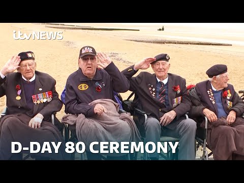 Veterans attend memorial services in Normandy to mark 81 years since D-Day | ITV News