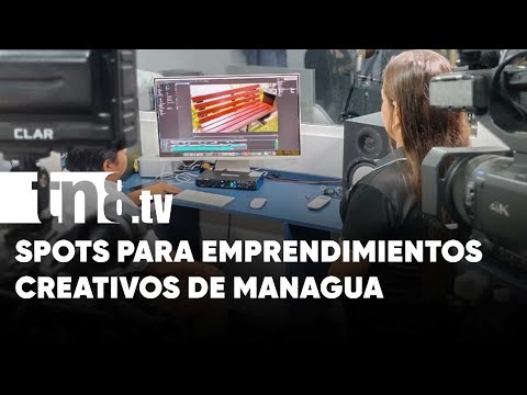 Emprendimientos creativos de Managua reciben apoyo con spots audiovisuales