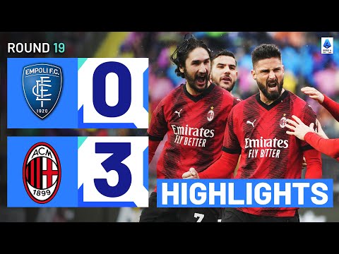 EMPOLI-MILAN 0-3 | HIGHLIGHTS | Rossoneri brush Tuscans aside | Serie A 2023/24