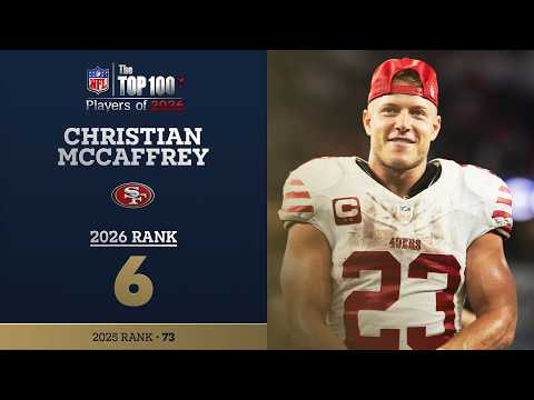 6: Christian McCaffrey (RB, 49ers) | Top 100 Players of 2026
