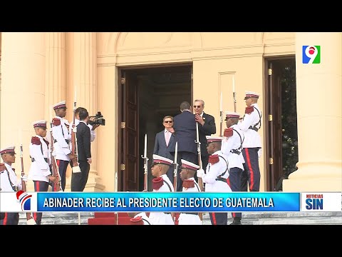 Mandatario Luis Abinader recibió al presidente electo de Guatemala | Primera Emisión SIN