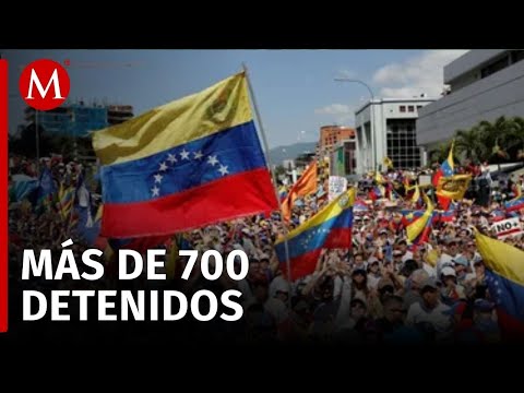 Continúan las protestas en Venezuela tras los resultados electorales