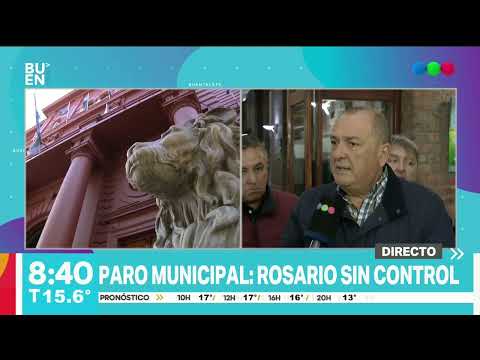 Paro municipal: Rosario sin control