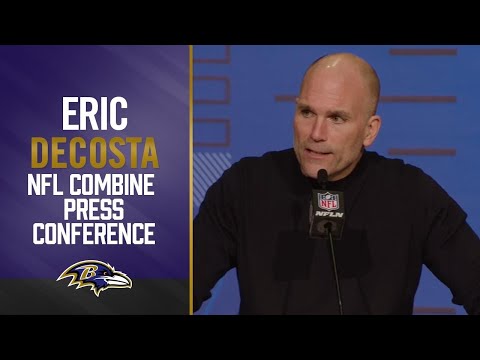 Eric DeCosta’s Full Combine Press Conference | Baltimore Ravens video clip
