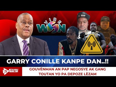 GARRY CONILLE KANPE DANDI PAGEN NEGOSYE AK GANG SAN DEPOZE ZAM PLAN PARE POU REZOUD ENSEKIRITE AYITI