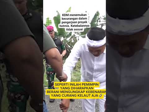 Mengejutkan❗KDM Sidak Proyek Aspal Jalan #short #kangdedimulyadi #jabar #viral #sidak #beranda