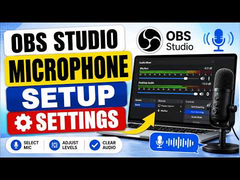 OBS Studio microphone setup Settings