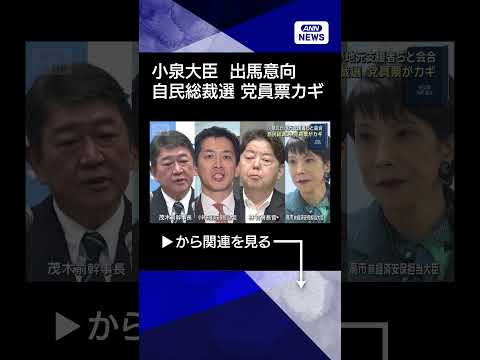自民党総裁選 小泉農水大臣の出馬意向について解説 サムネイル