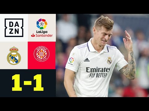 Real lässt Punkte und Platzverweis für Kroos: Real Madrid - FC Girona 1:1 | DAZN Highlights