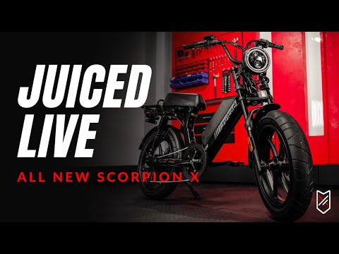 Juiced Bikes Live: In the Studio with the All New Scorpion X