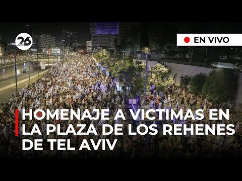 EN VIVO | Homenajes y conmemoraciones del 7 de octubre en la Plaza de los Rehenes de Tel Aviv