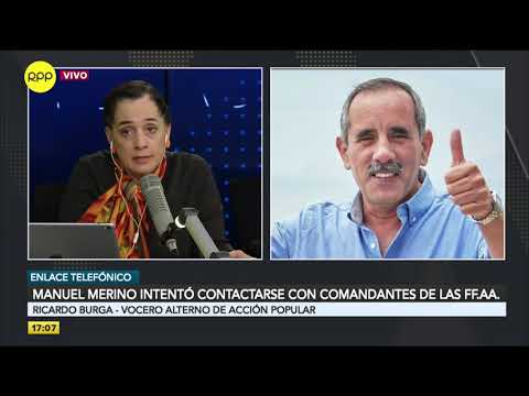 Ricardo Burga: ¿Un golpe de Estado se hace llamando a un almirante No hay que ser ingenuos