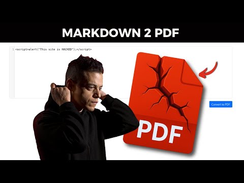 This Markdown-to-PDF Site Is Vulnerable to Code Injection | TryHackMe - MD2PDF
