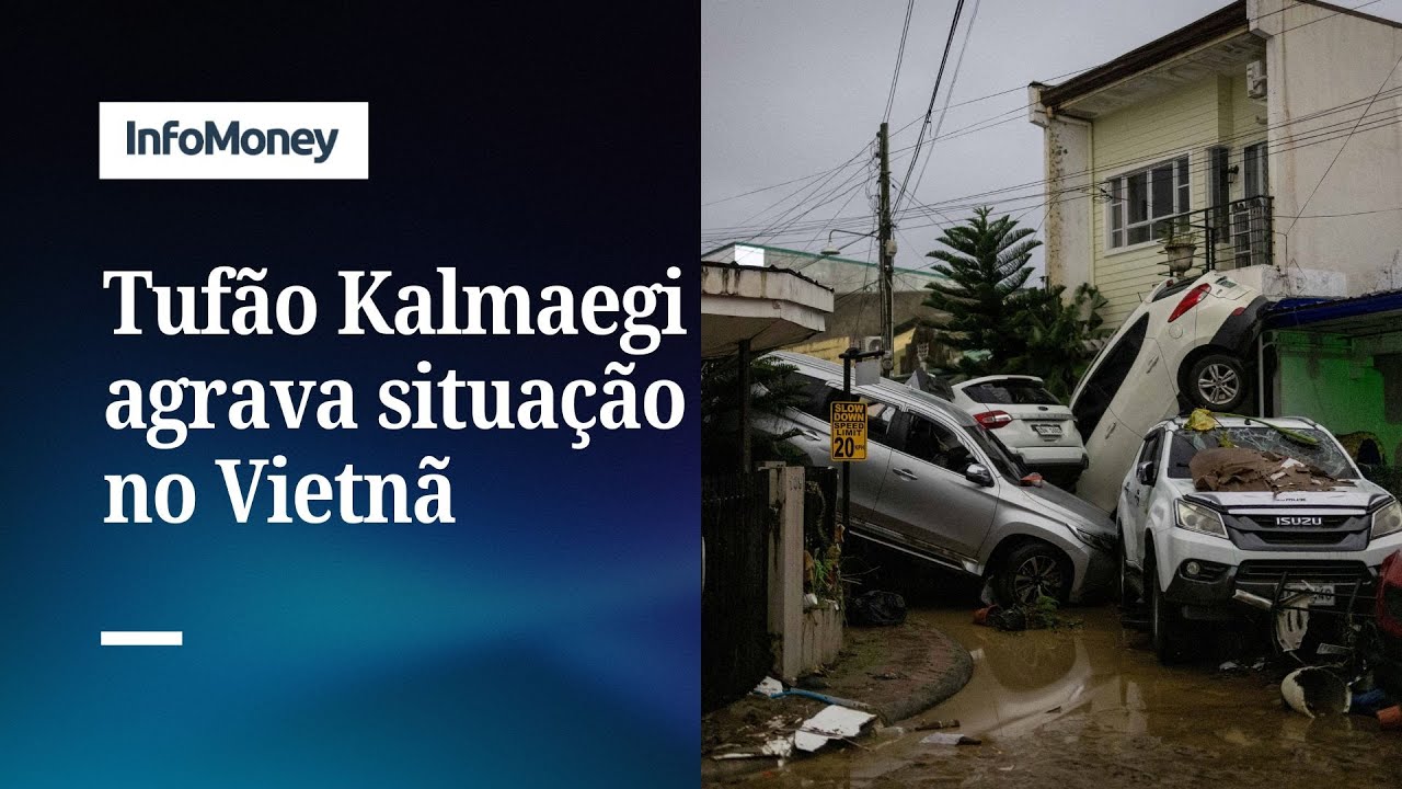 Tufão Kalmaegi se aproxima do Vietnã que já enfrenta grave crise | InfoMoney News TV Online Tufão Kalmaegi se aproxima do Vietnã que já enfrenta grave crise | InfoMoney News