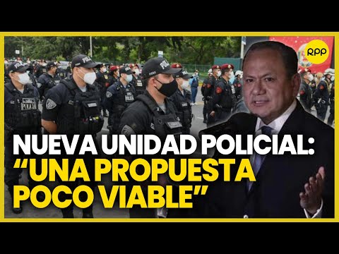 Mariano González critica la nueva Unidad Policial: Es una propuesta no viable