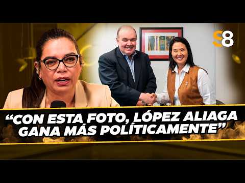 MILAGROS LEIVA opina del ACERCAMIENTO entre KEIKO FUJIMORI y LÓPEZ ALIAGA | #S8