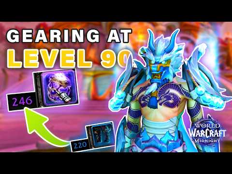 How to Gear up as FRESH Level 90 (Before Season 1) ► WoW Midnight
