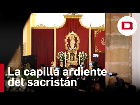 El féretro del sacristán asesinado en Algeciras llega a la Iglesia de la Palma