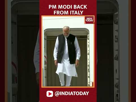 G7 Summit 2024: PM Modi Back Home From Italy After Attending G7 Summit | India Today News