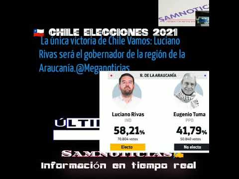 ?? La única victoria de Chile Vamos: Luciano Rivas será el gobernador de la región de la Araucanía