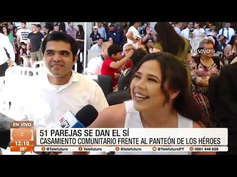 51 parejas dan el sí en Asunción