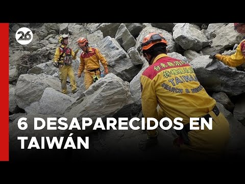 ASIA | Buscan a 6 desaparecidos tras el terremoto de Taiwán