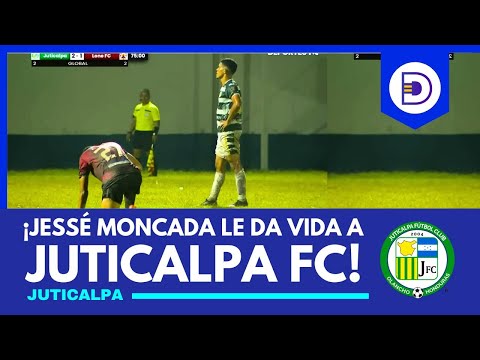Gol de penal de Jessé Moncada en la final de Ascenso entre Juticalpa vs Lone FC