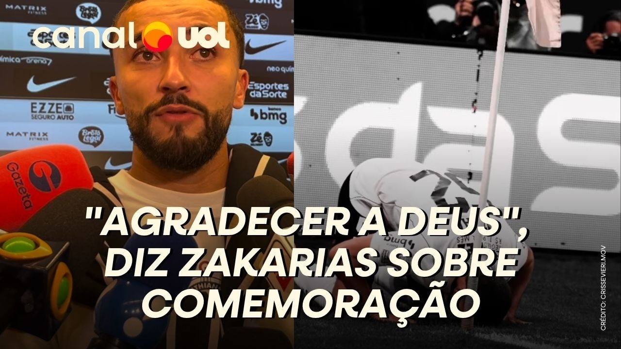 ZAKARIAS LABYAD EXPLICA COMEMORAÇÃO EM GOL DO CORINTHIANS: 'AGRADECER A DEUS'